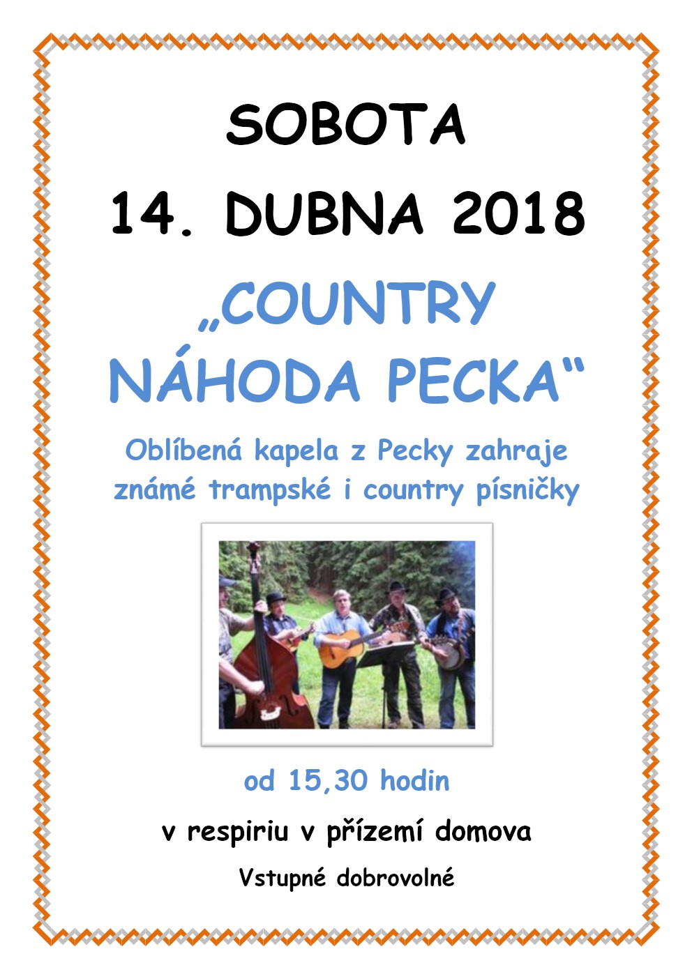 Plakát Country Náhoda Pecka 1
